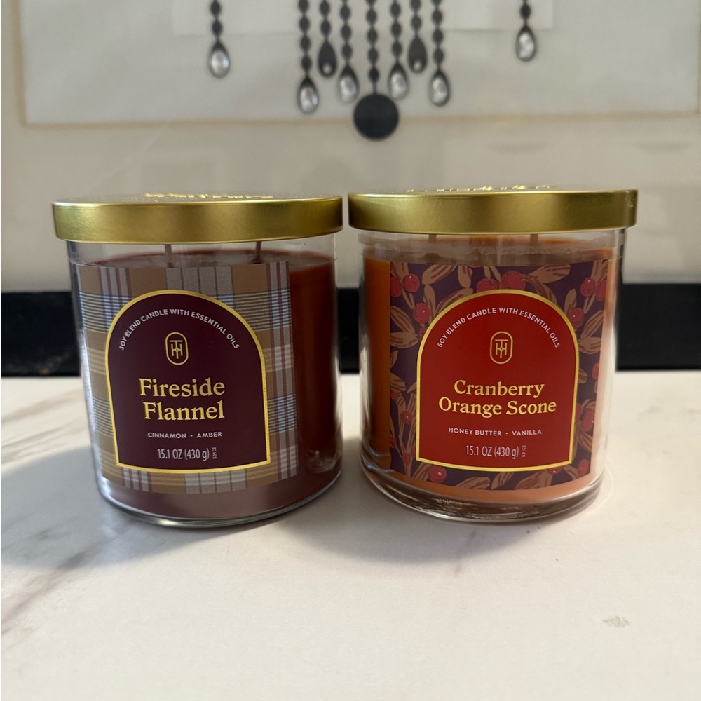 Threshold Cranberry Orange Scone and Fireside Flannel Scented